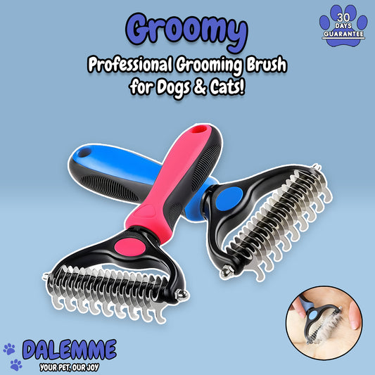 Groomy | Professional Grooming Brush for Dogs & Cats