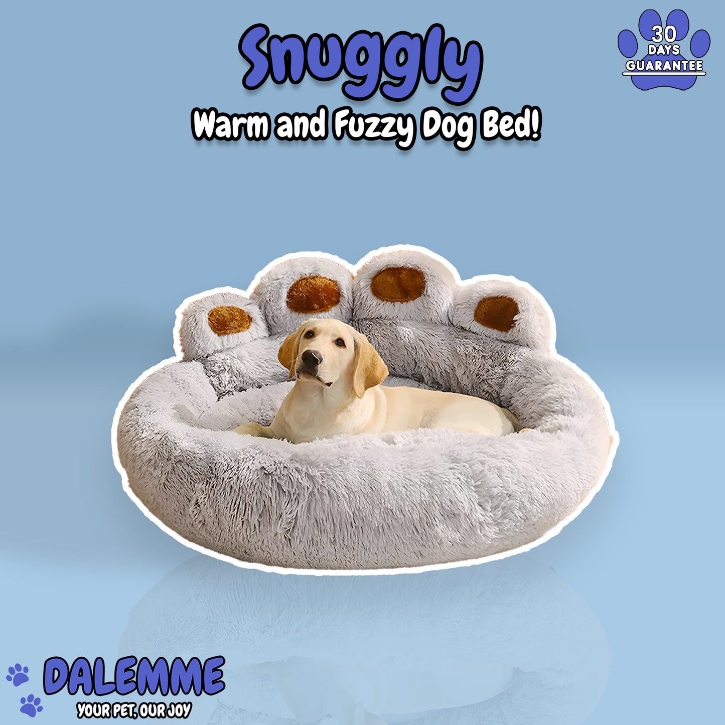 Snuggly | Warm and Fuzzy Dog Bed