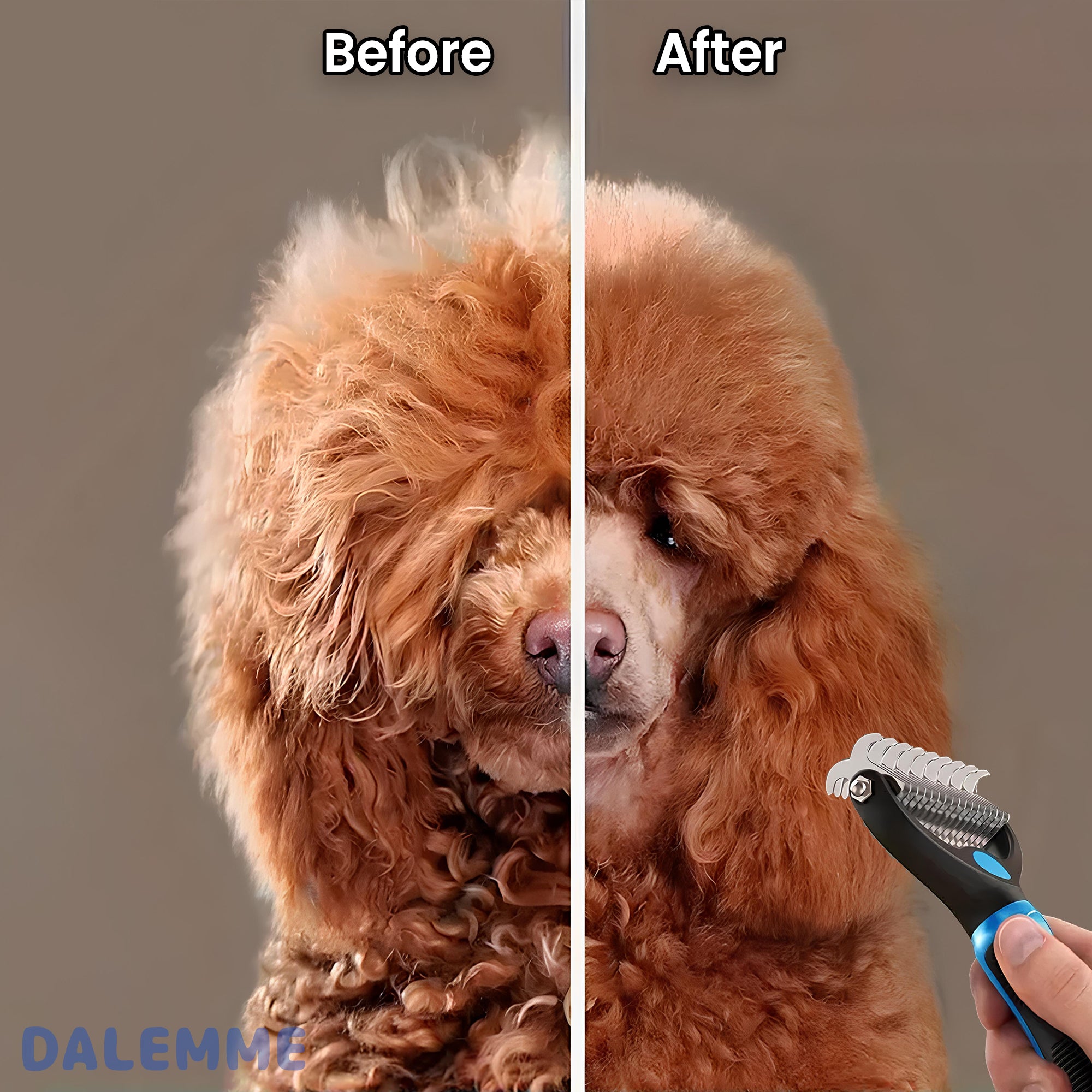 Groomy™ | Professional Grooming Brush for Dogs & Cats