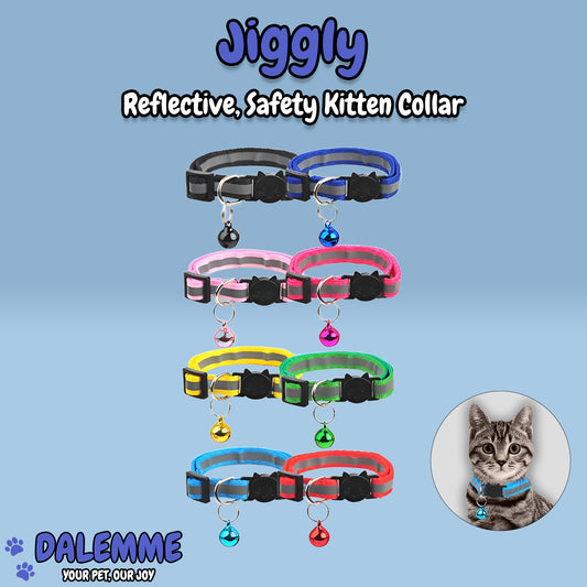 Jiggly | Reflective, Safety Kitten Collar