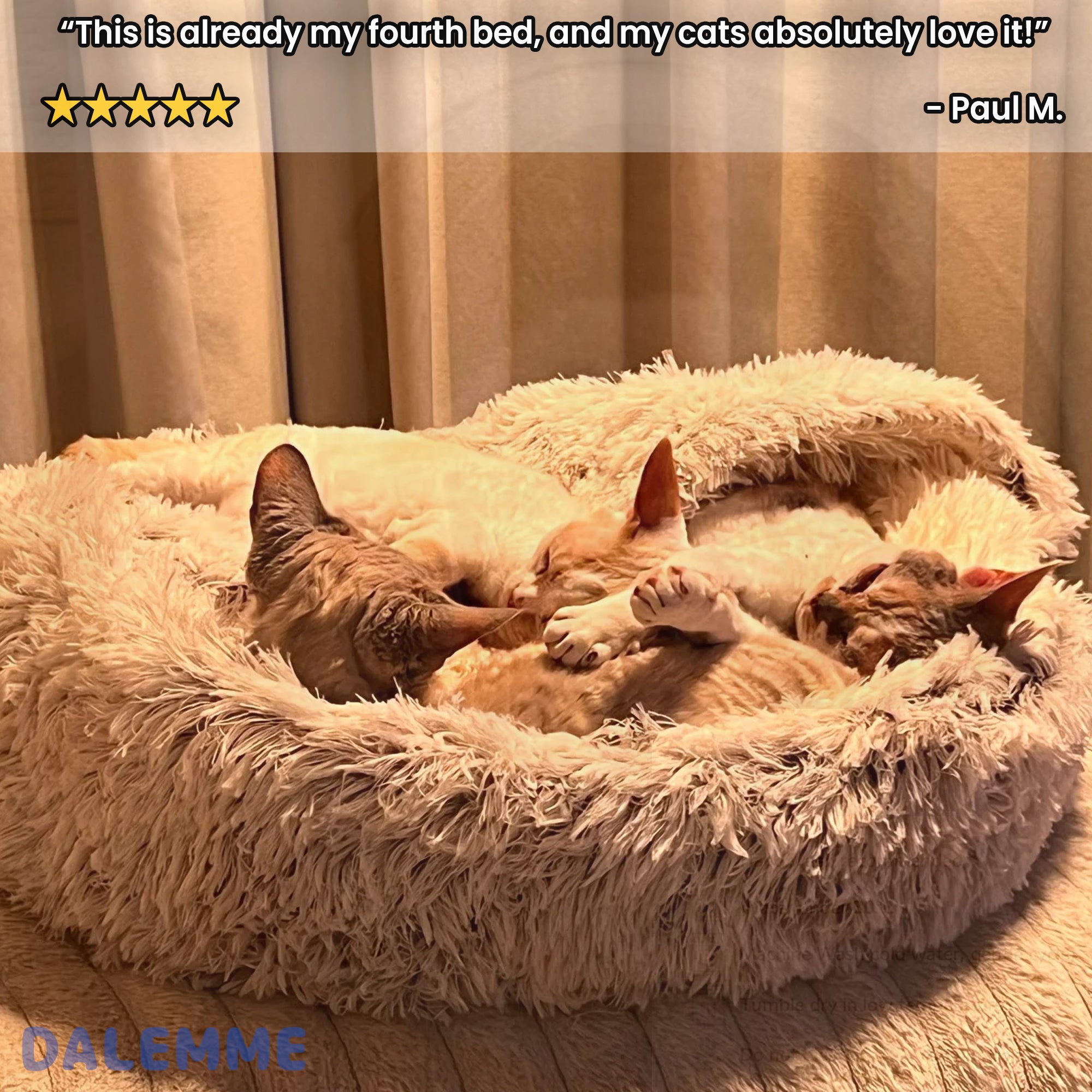 Snuggly™ | Warm, Cozy Bed For Dogs & Cats